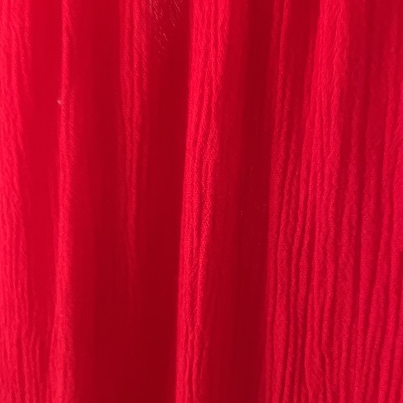 NWOT Lane Bryant halter neck crepe blouse. Bright red. Size 22. - Picture 3 of 6